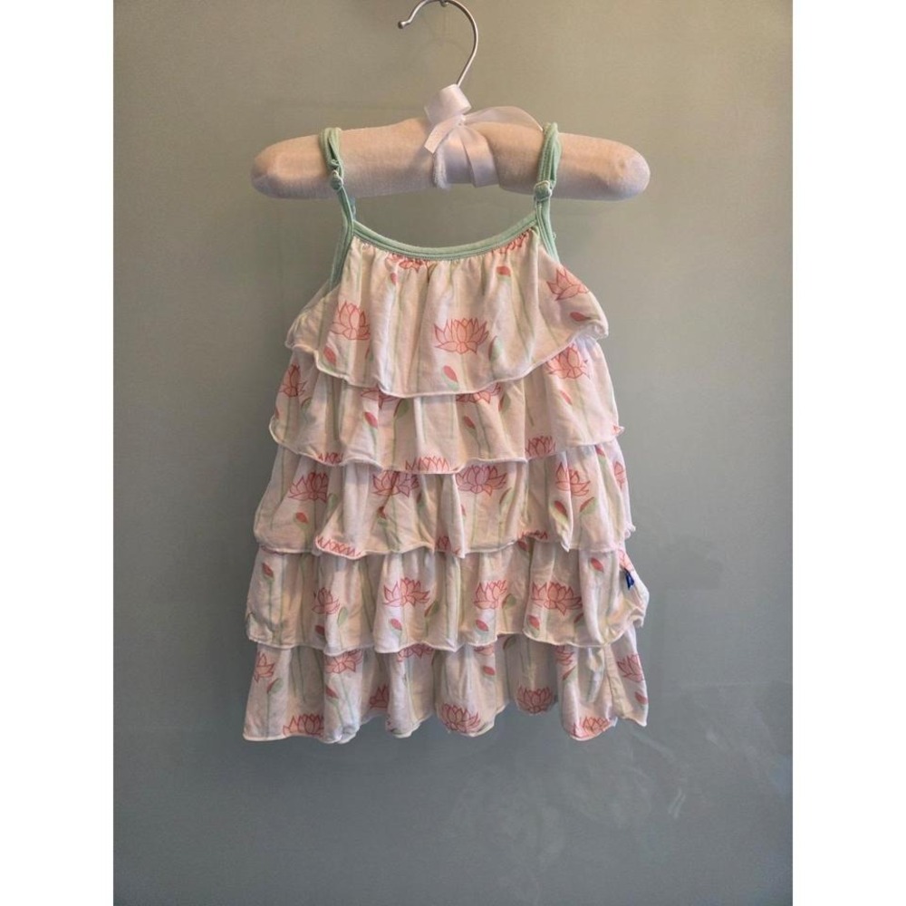 Kickee pants baby girl bamboo dress 6-12 mos‎